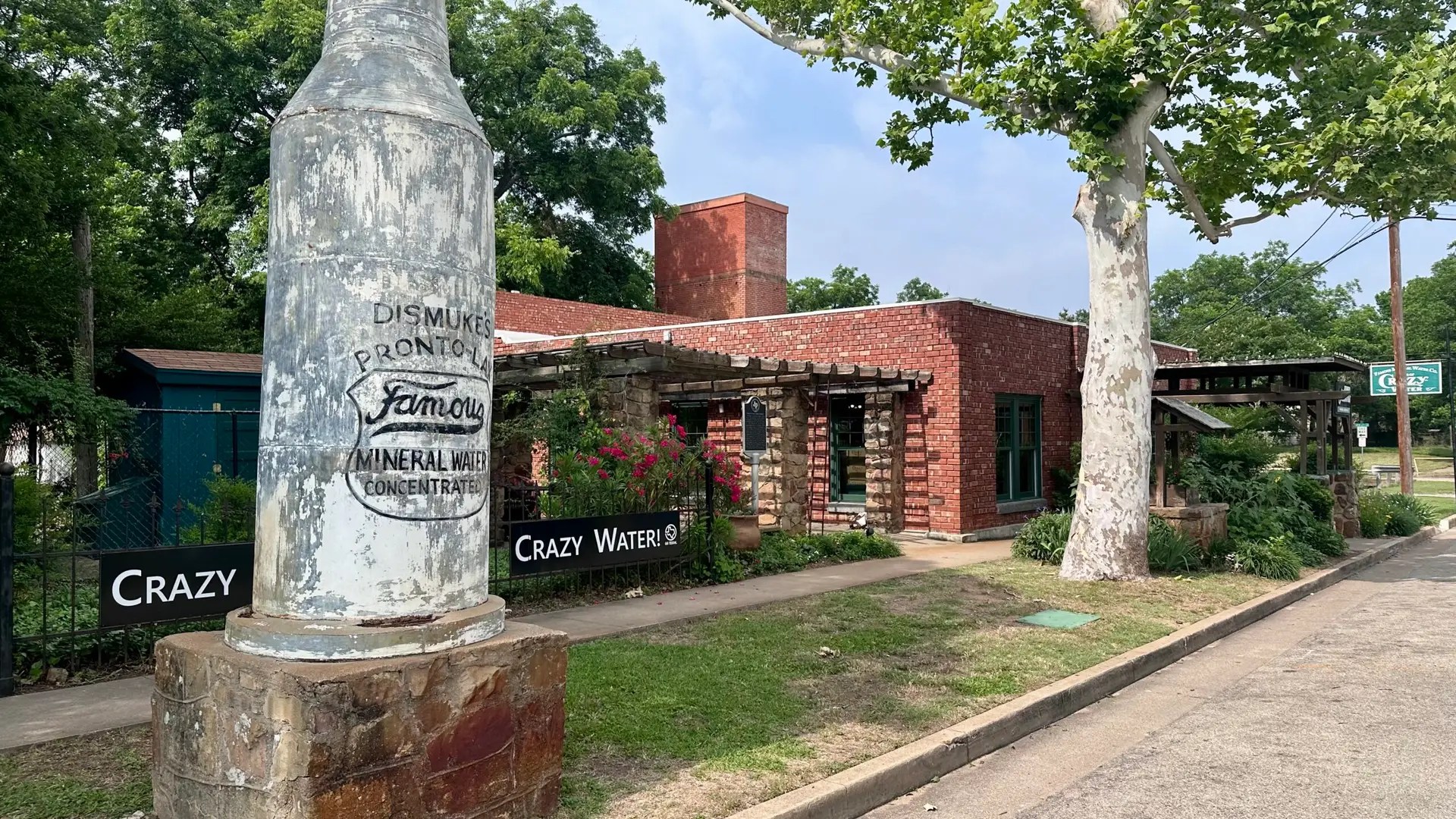 Before I headed out of town, I did a tour with the Crazy Water Company.