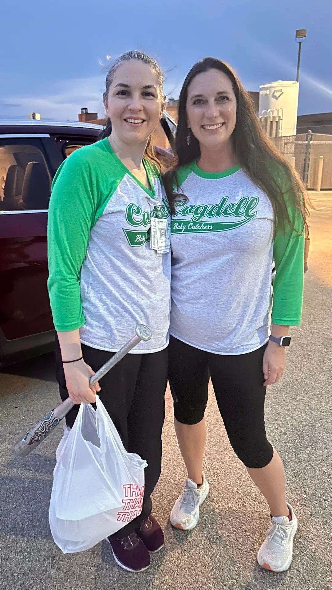 With my friend, April