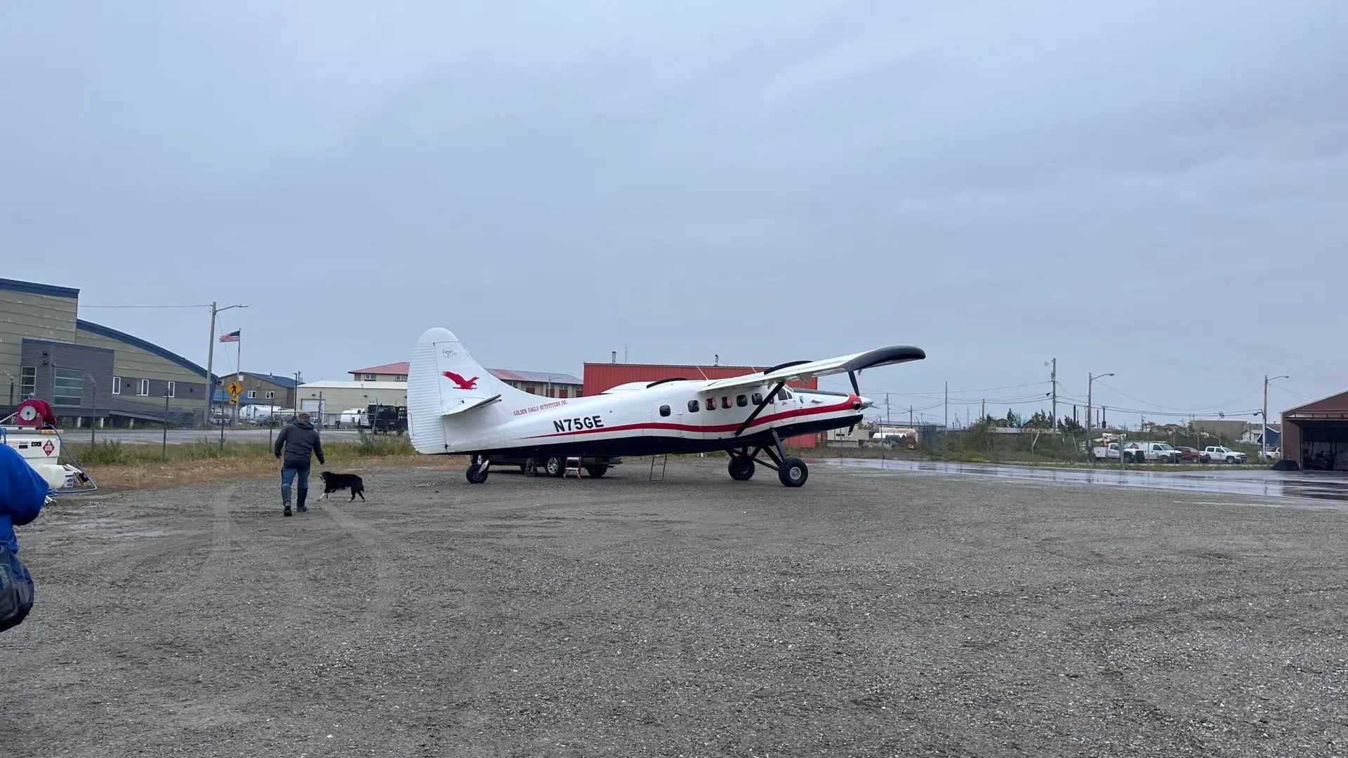 Our cute little plane.