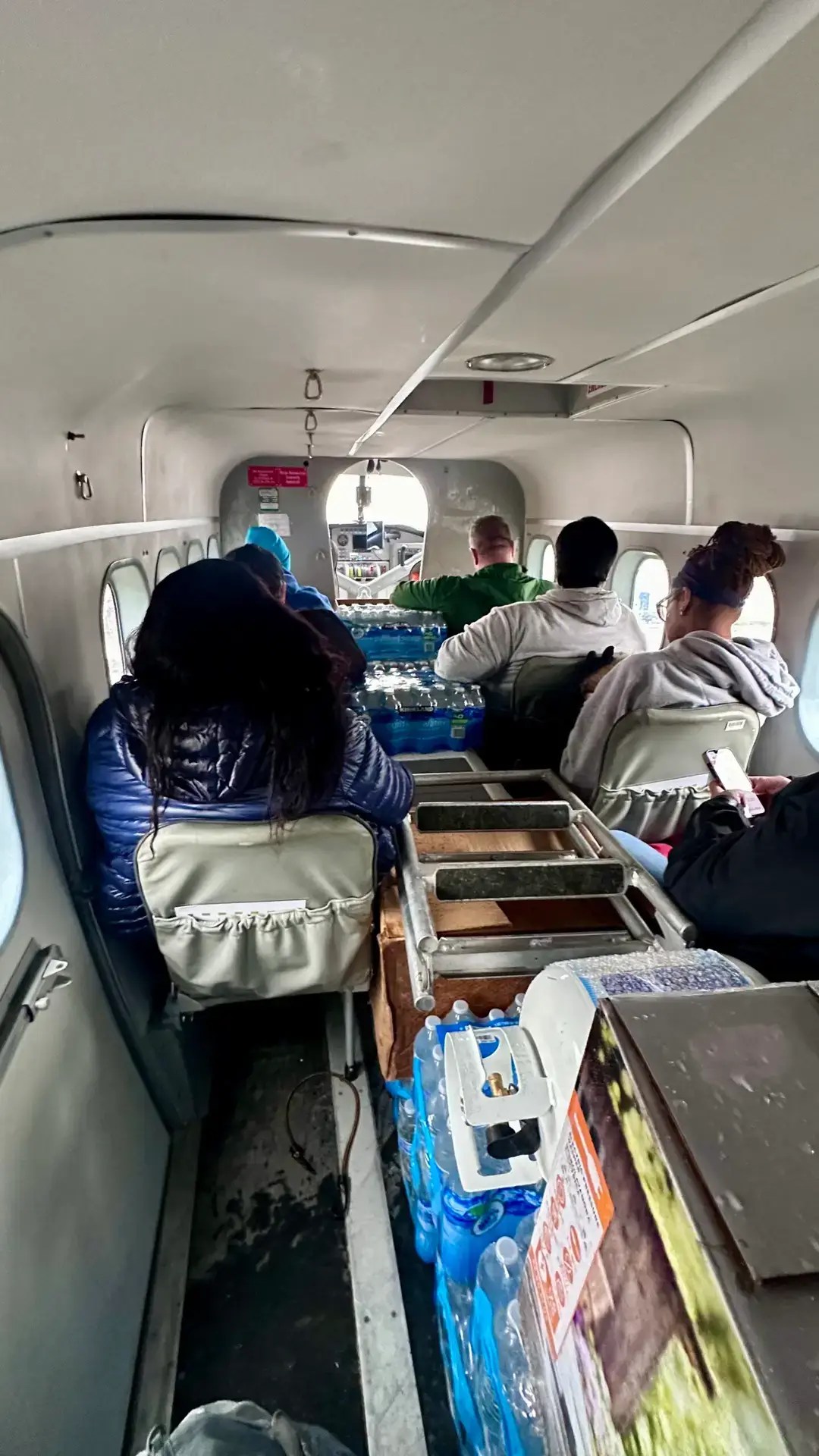 We’re on Alaska time…running 30 minutes behind, but we’re almost off!