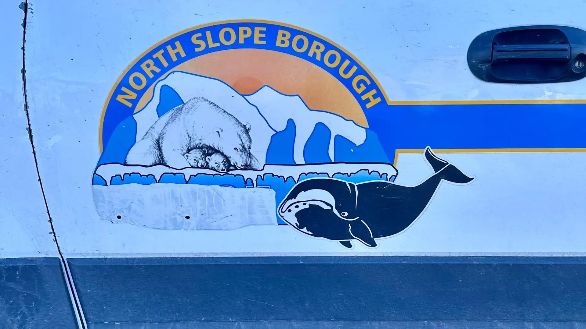 I like the police logo! I must not have noticed it in Barrow (also part of the North Slope Borough)… 🤔