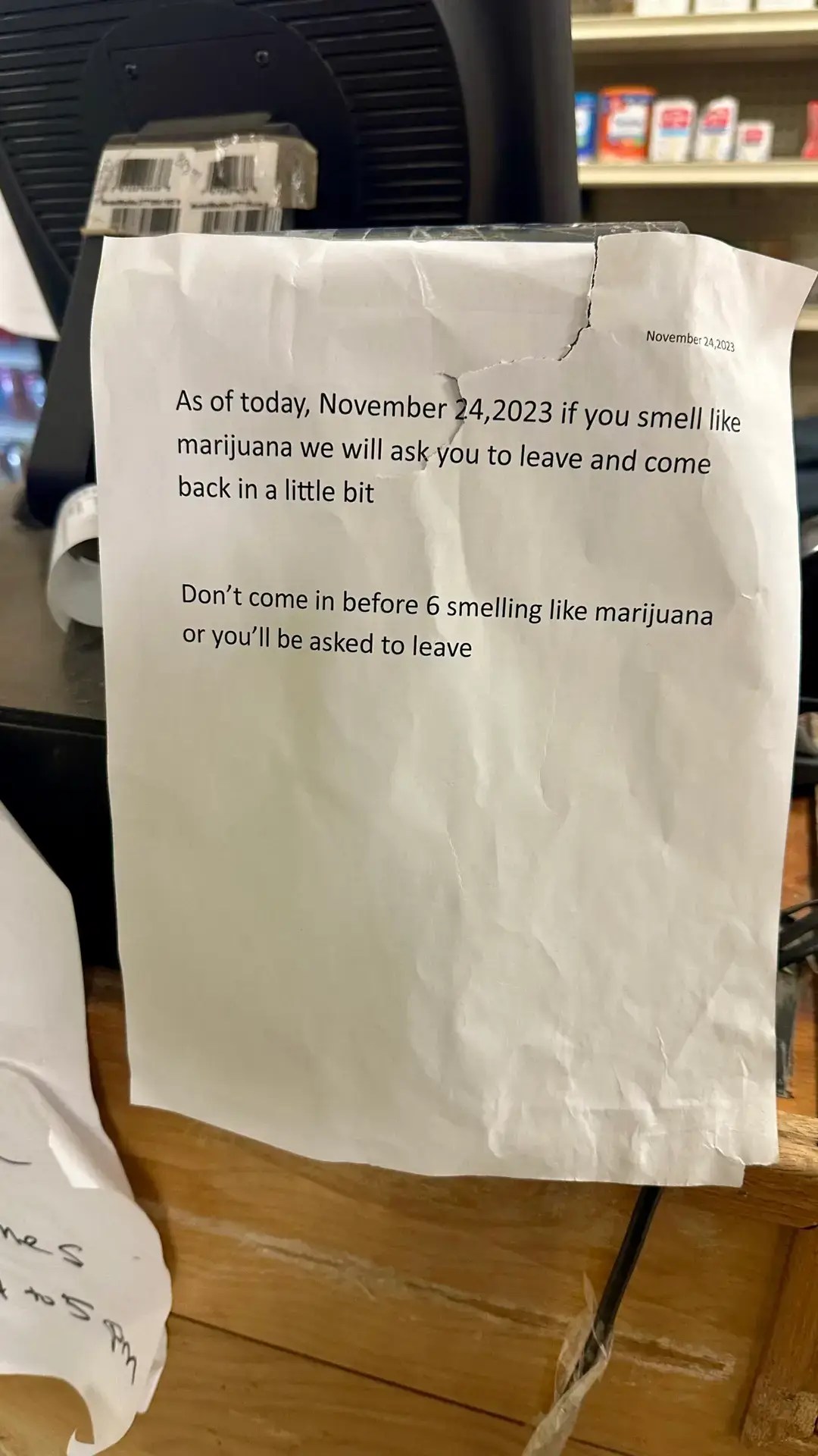 Rumor has it the owner doesn't like the smell...