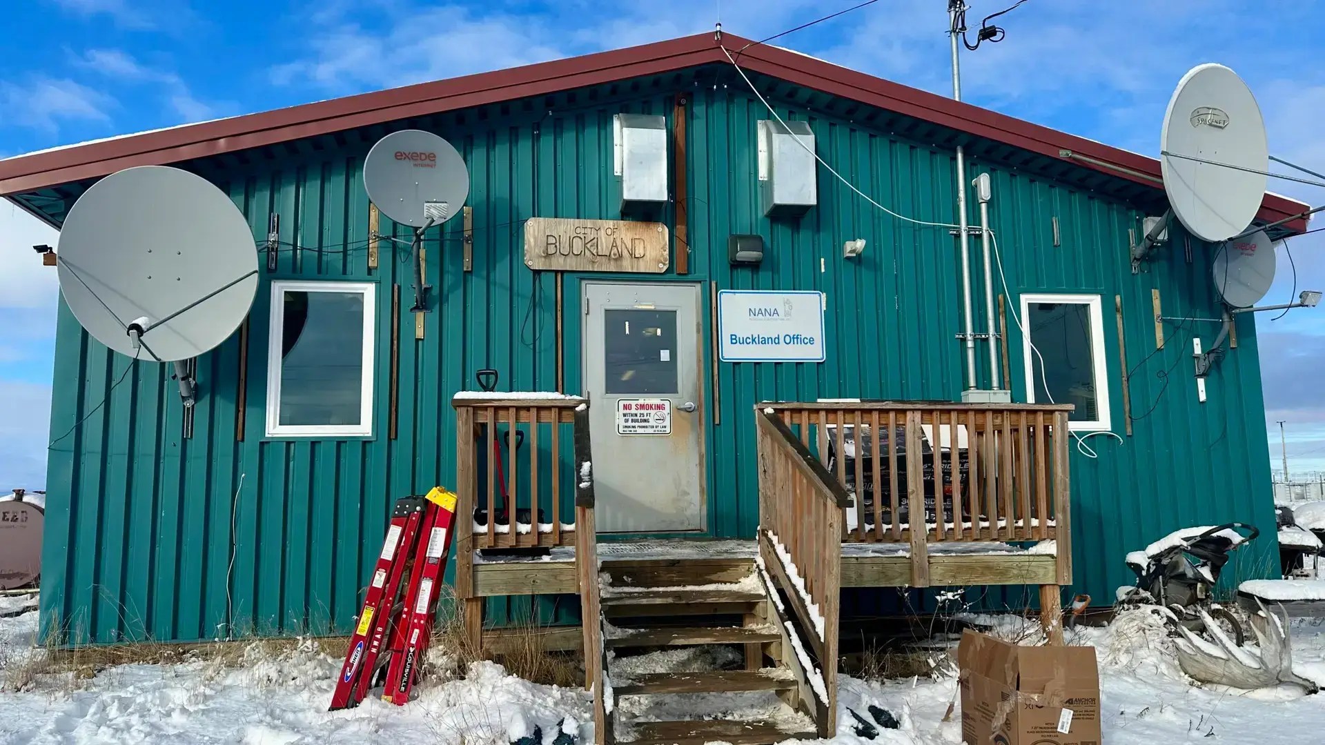 The headquarters in daylight