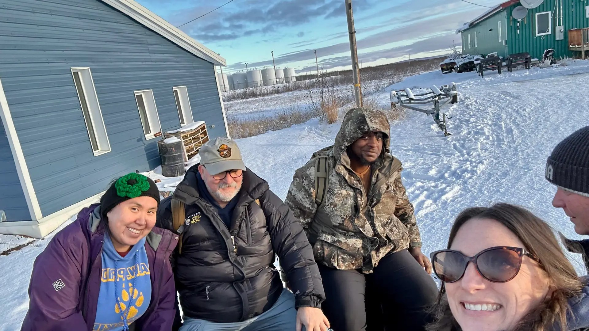 And our day is done. Heading back to the "airport."