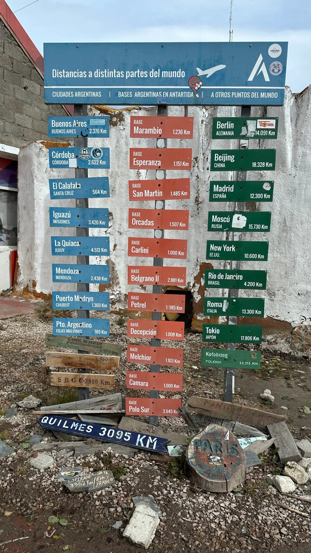 One last sign in Ushuaia