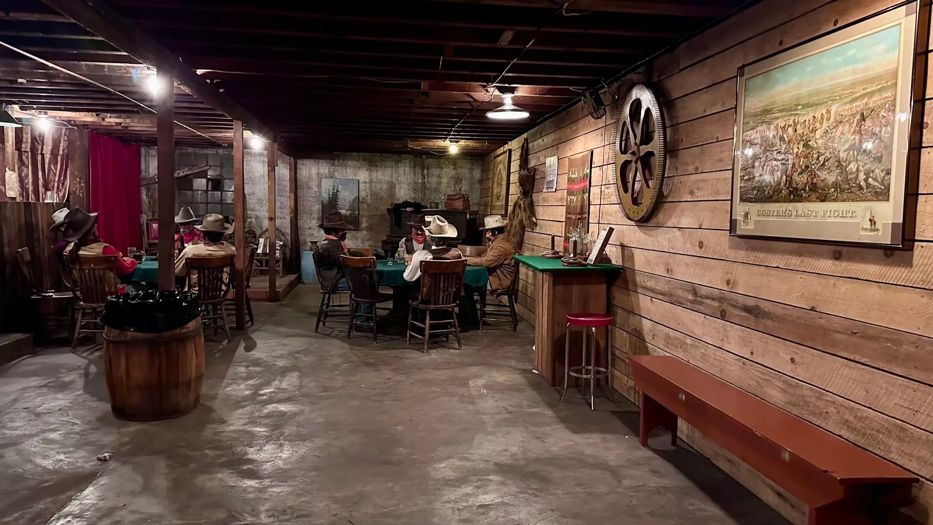 Inside the Shamrock Card Room