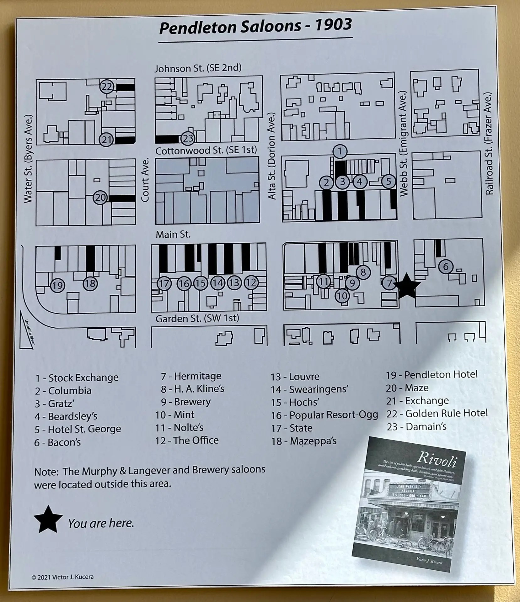 Pendleton Saloons 1903
