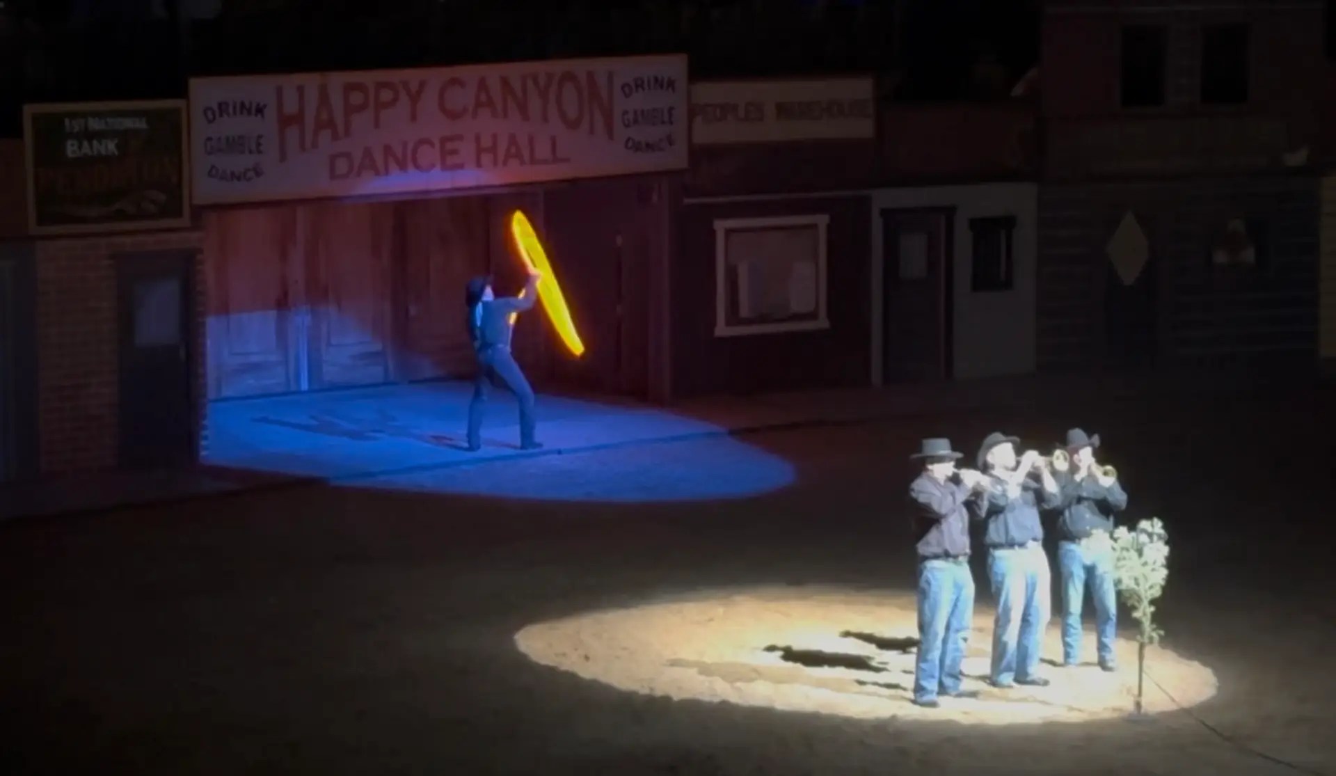 Part of the Happy Canyon show