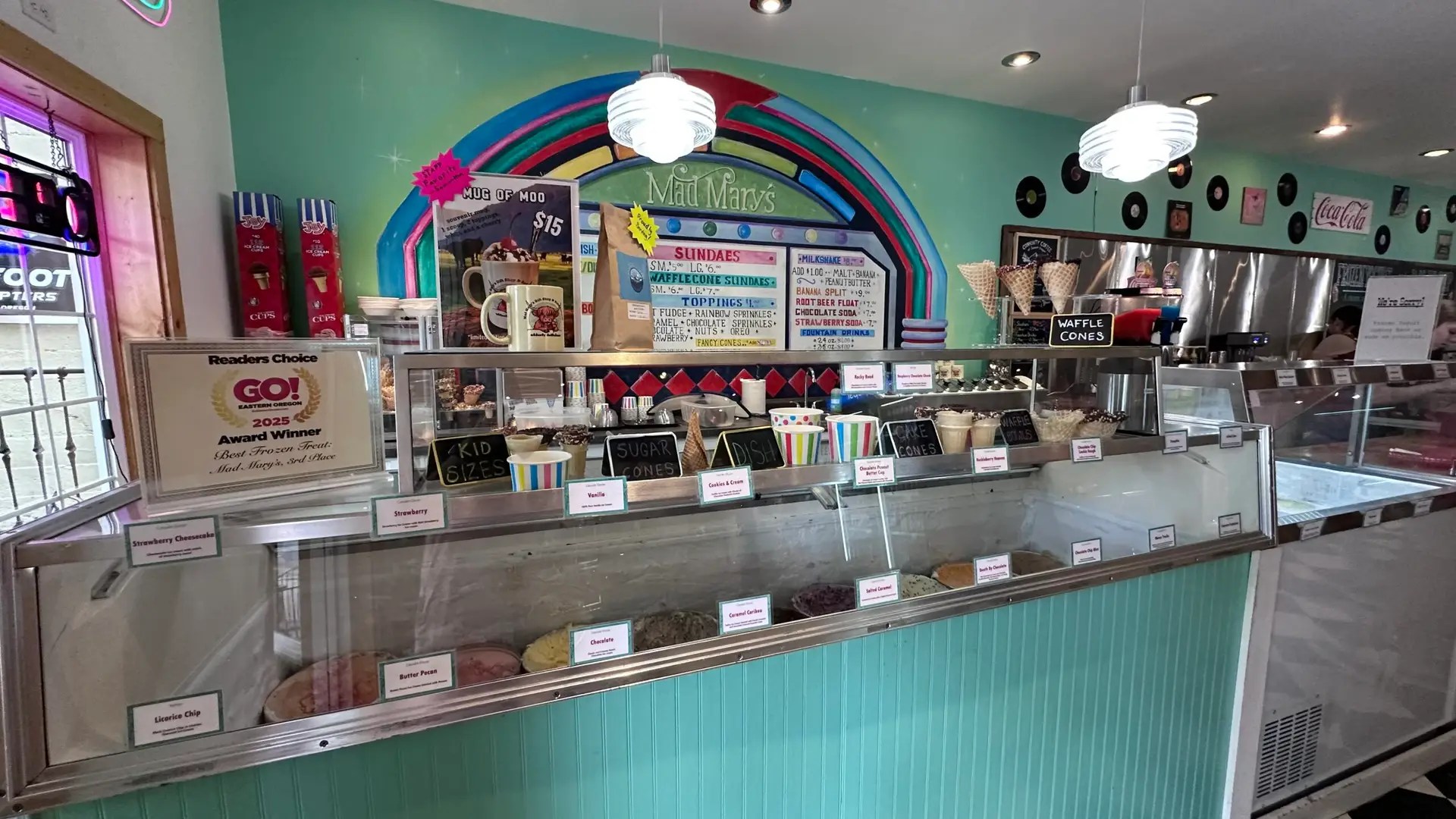 Inside Mad Mary's...pretty cute!