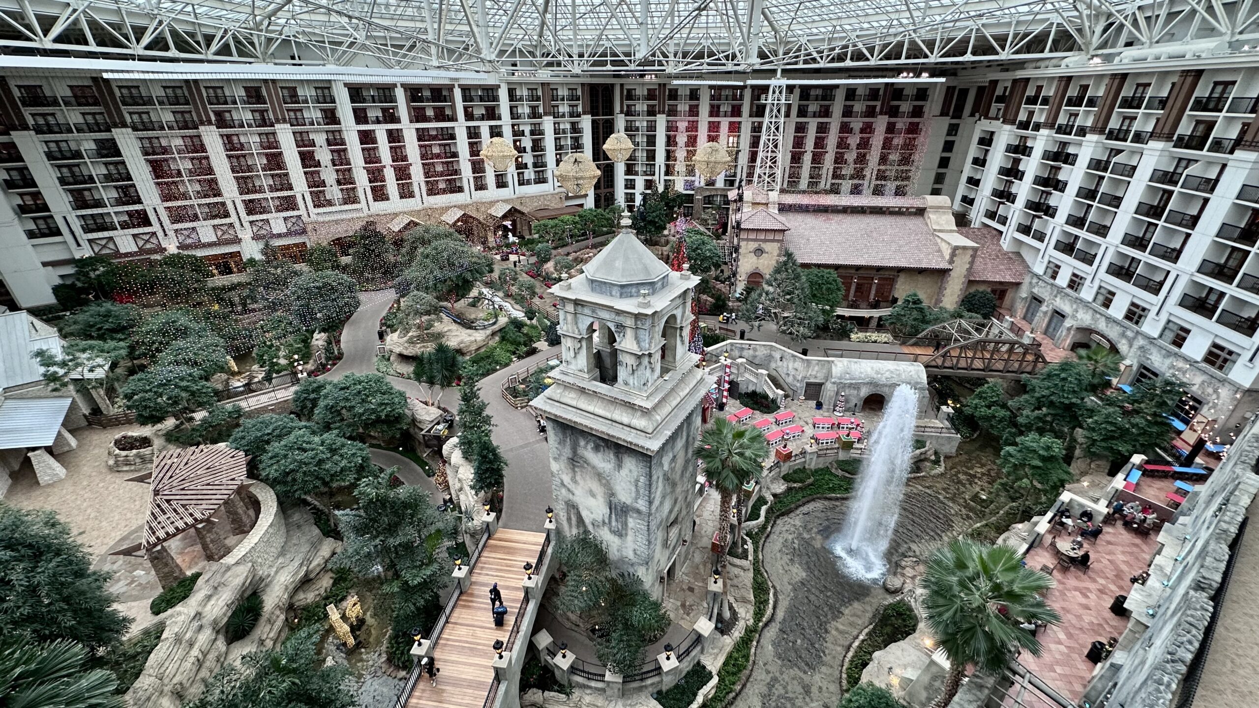 The atrium in the daytime