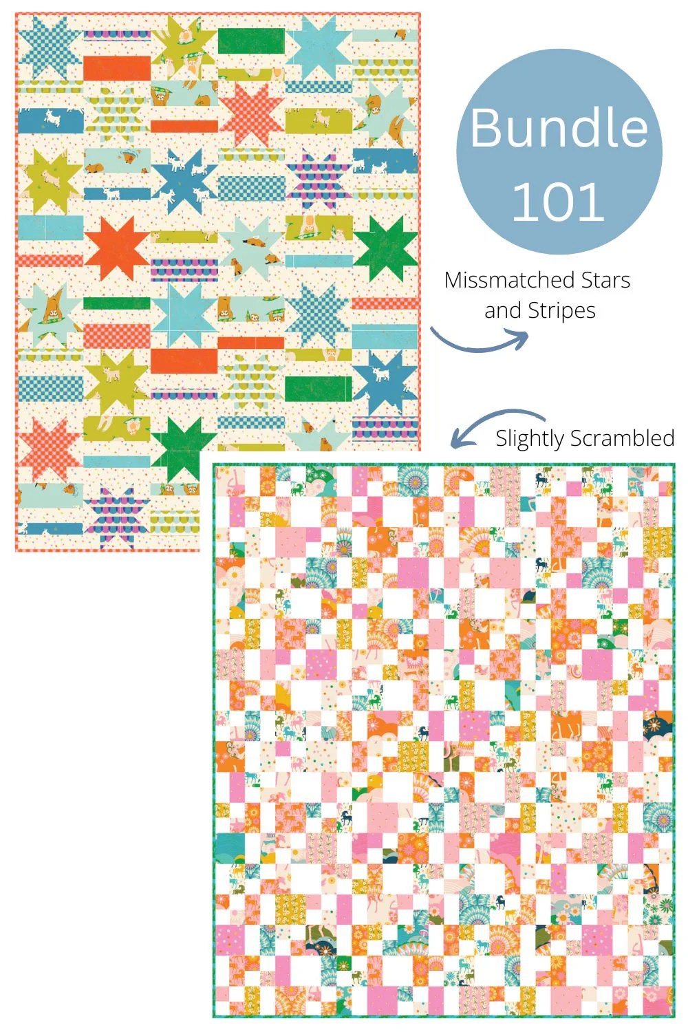 Bundle 101 Mismatched Stars And Stripes And Slightly Scrambled The