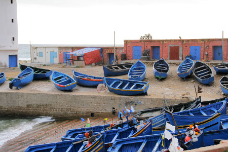 Boats in the harbour