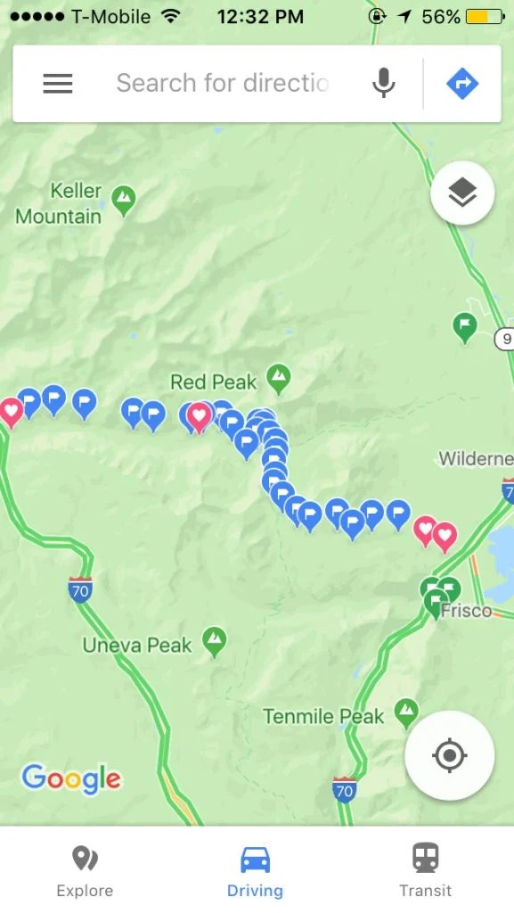 How To Use Your Smartphone As A GPS On The Trail Using Google Maps For IMG 0553 577x1024 