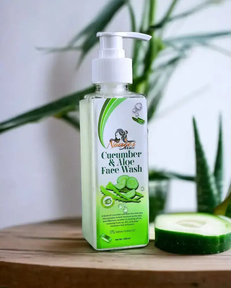 Nomees Dhruvi Cucumber and Aloe Face Wash (200ml)