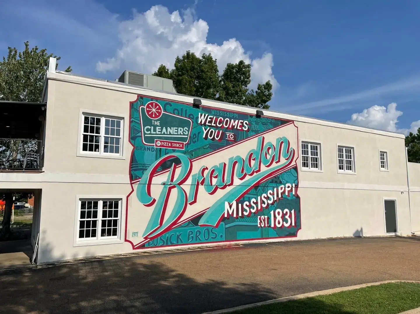 Brandon, Mississippi landmark and downtown visual