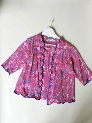Vintage Batik Kebaya Mulberry Biru