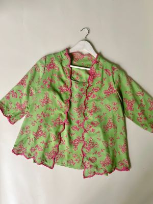 Vintage Batik Kebaya Ijo Pink Ayu