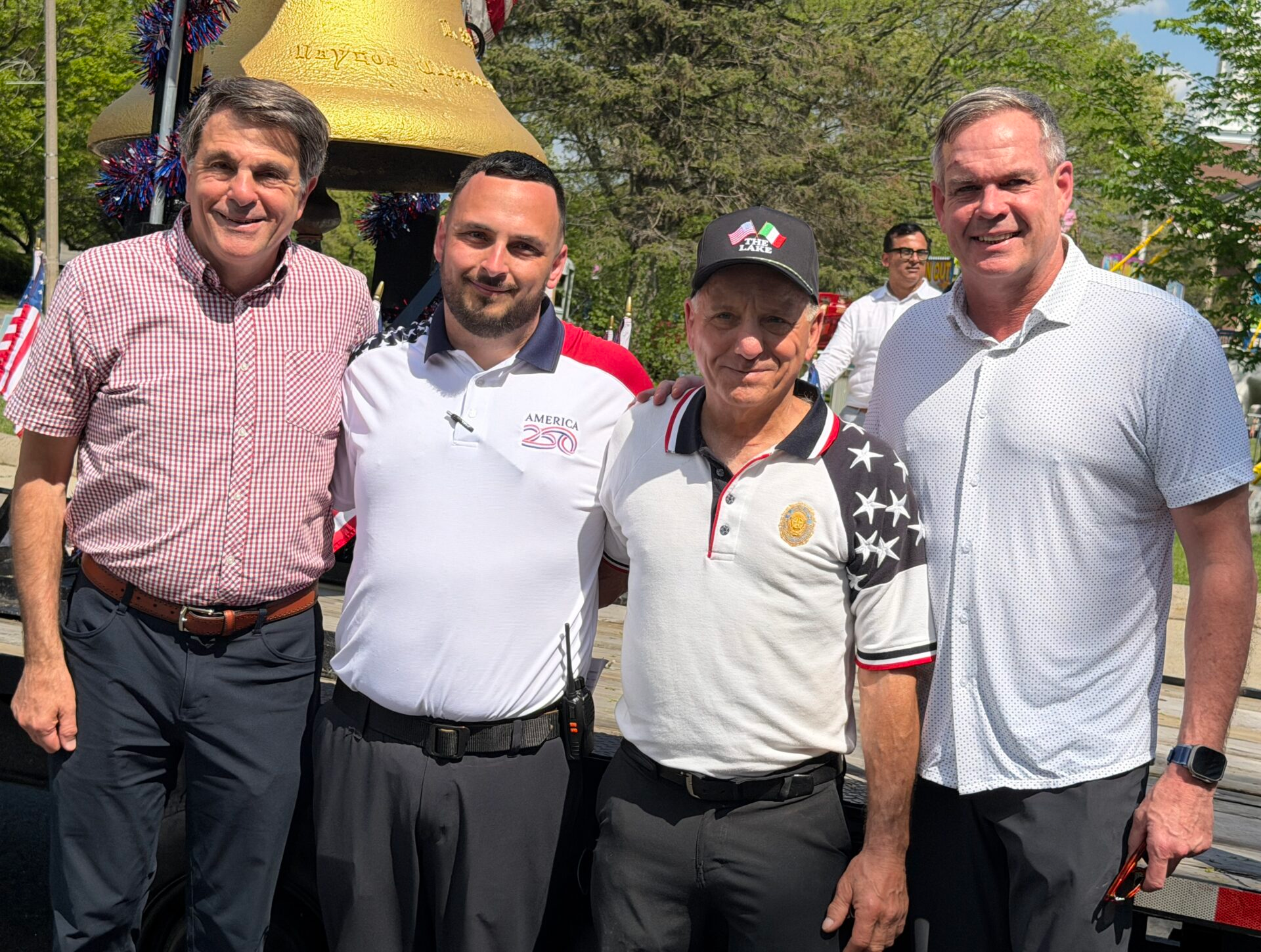 parade organizers with mayor marc laredo and state rep john lawn
