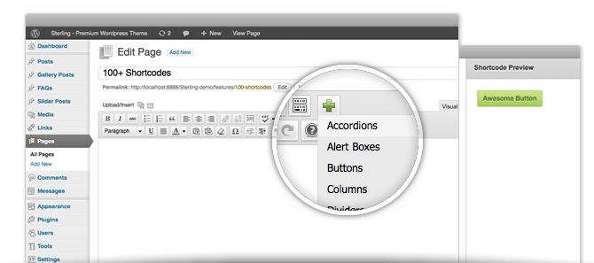 Image - Visual Shortcode Manager Premium WordPress Themes - TrueThemes