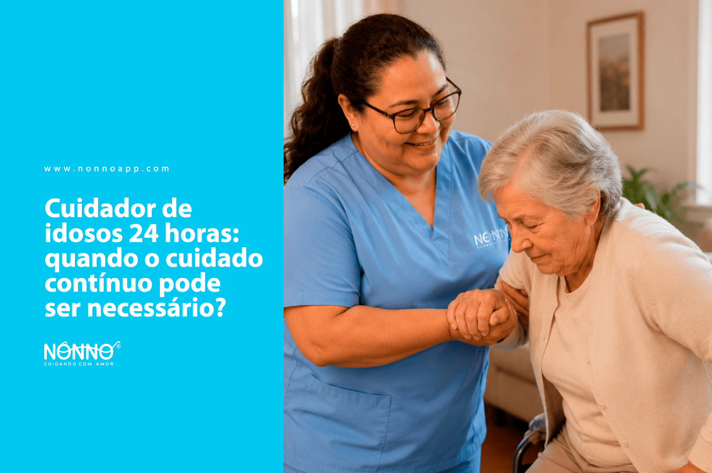 Cuidador de idosos 24 horas: quando o cuidado contínuo pode ser necessário?