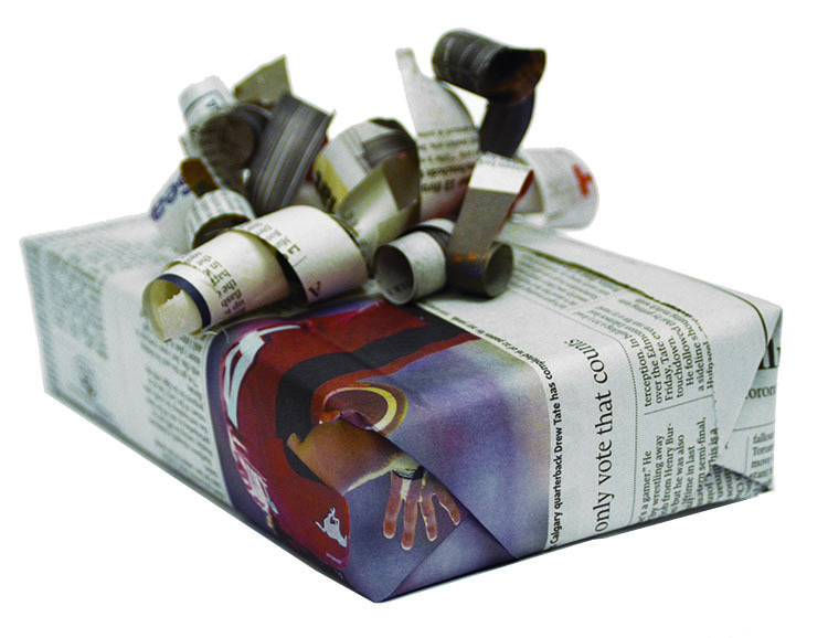 xmas-present-newspaper