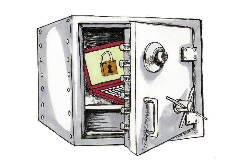 Data storage illustration