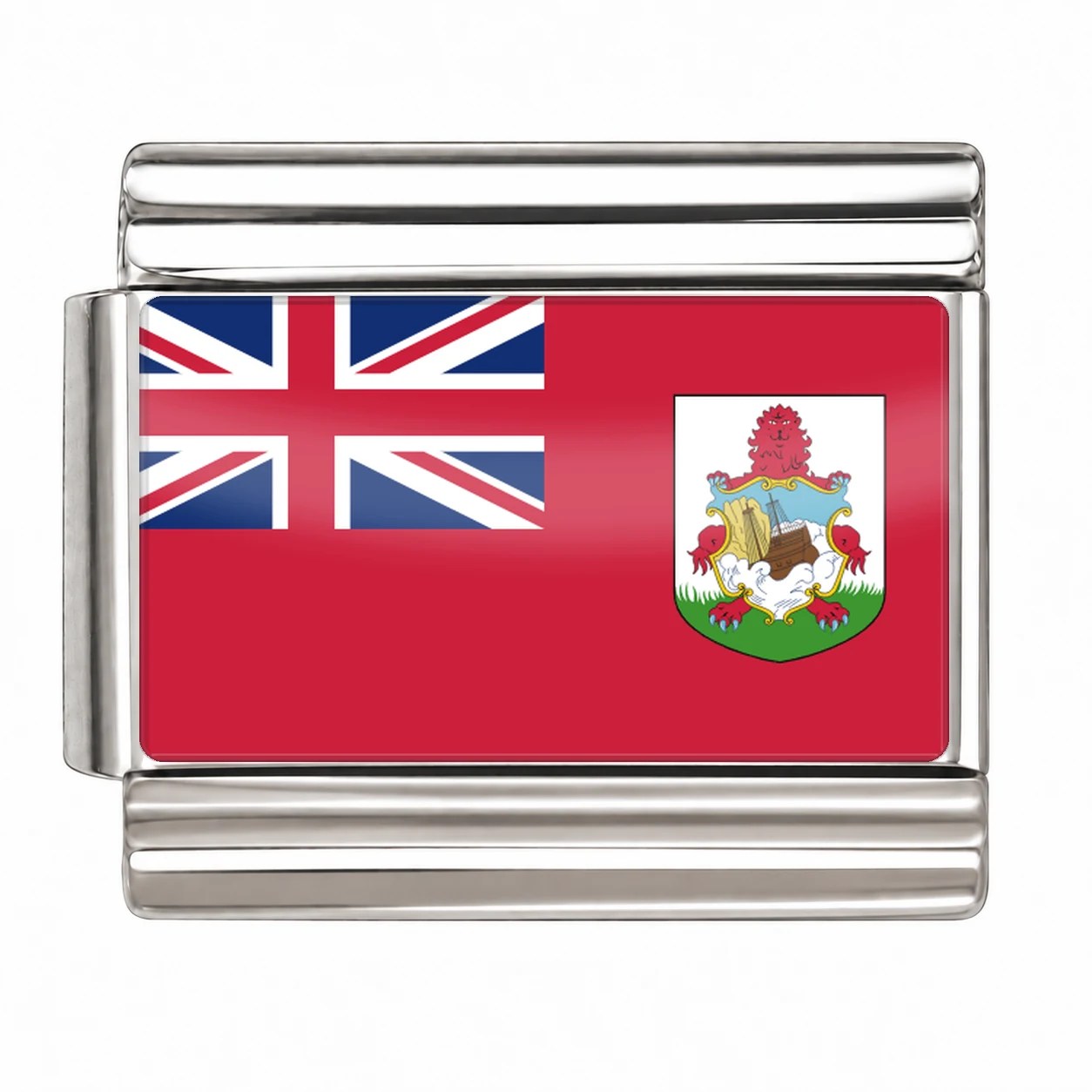 Bermuda Flag - Silver