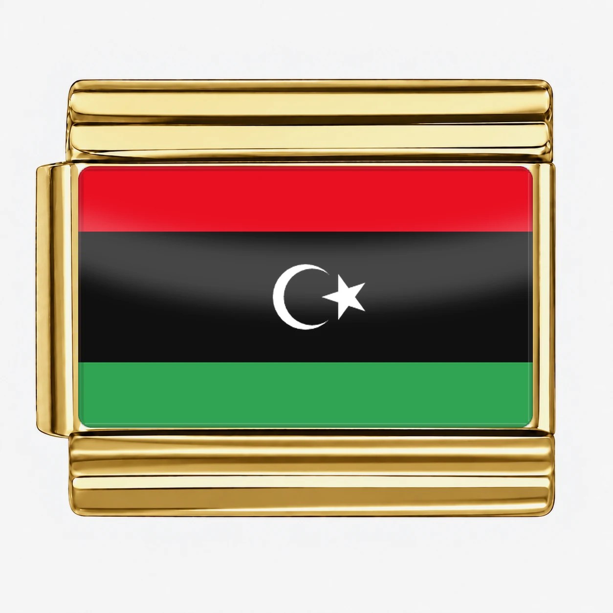 Libya Flag - Gold