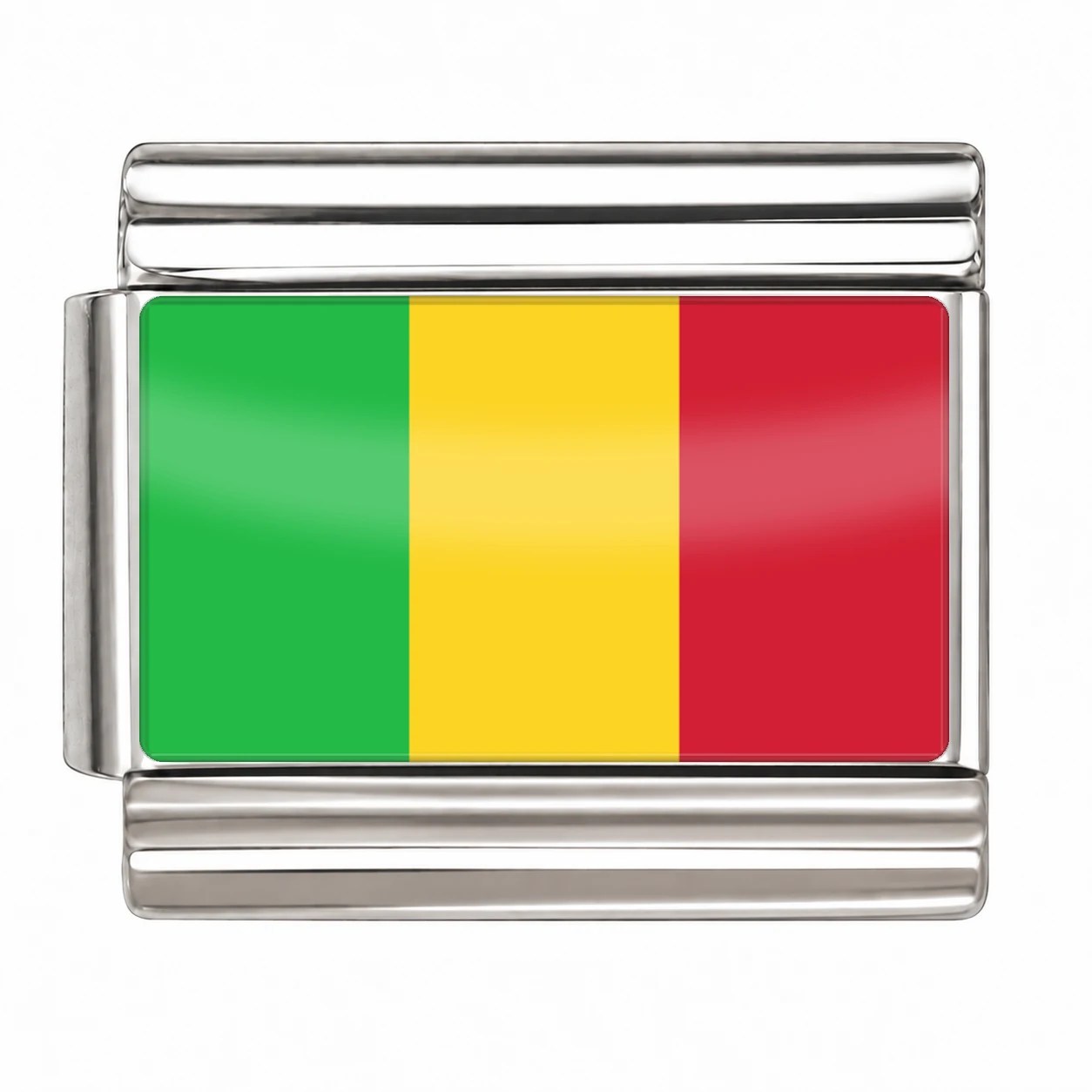 Mali Flag - Silver
