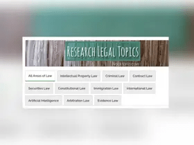Legal Research and Publications