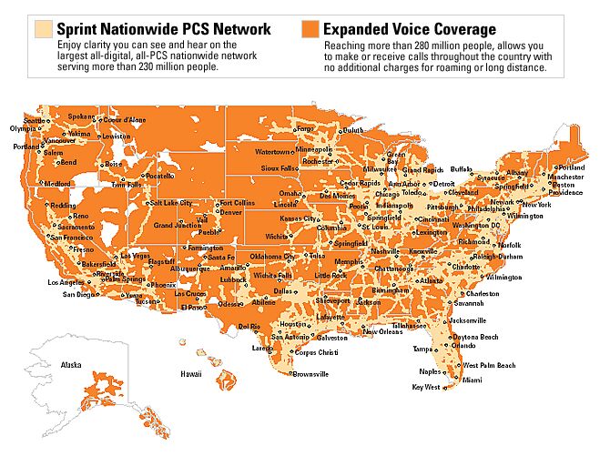Sprint California Coverage Map Spcs 