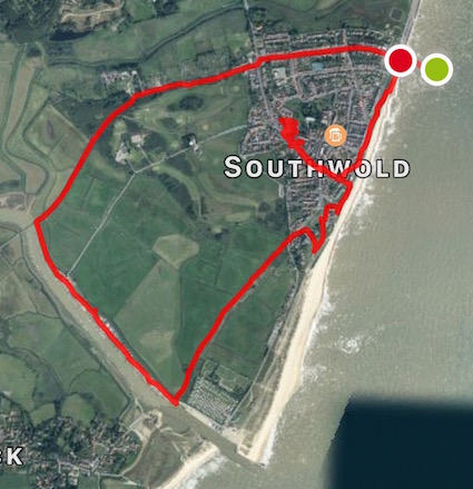 Walk 97 Southwold Circular We Re Ladies You Know Map 