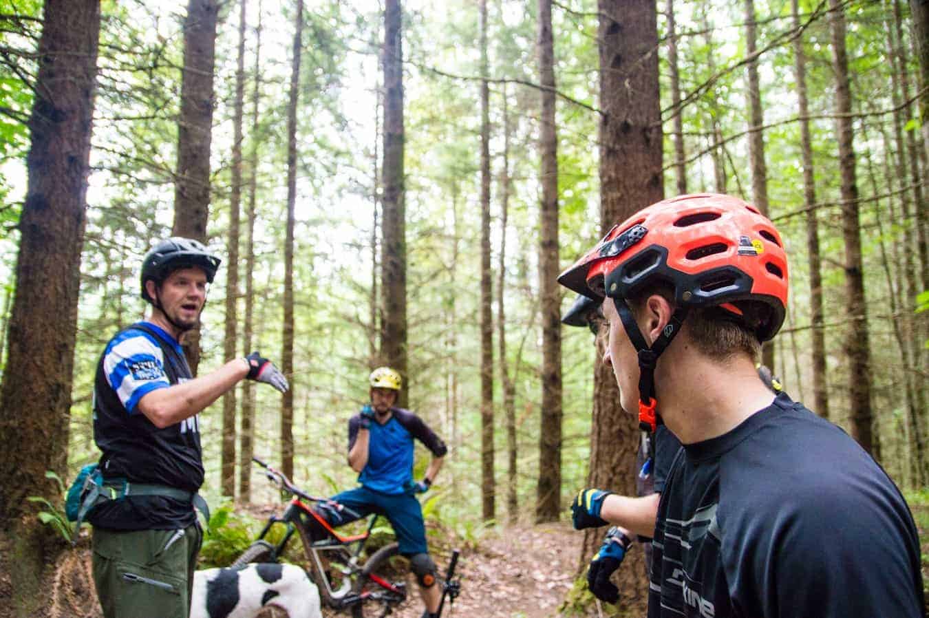 Instructions Being Given Out for Private Mountain Bike Tour