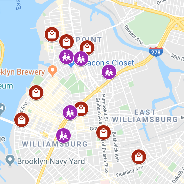 Use this free, printable boston map to find top visitor attractions in central. North Brooklyn Bag Swap North Brooklyn Neighbors