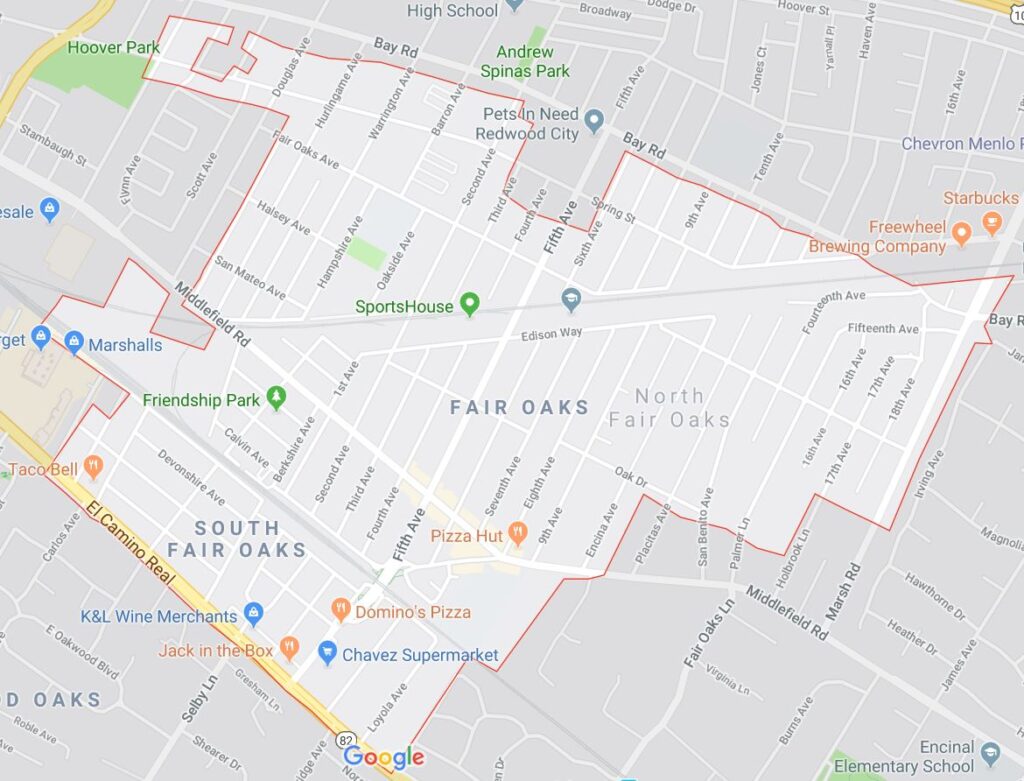 North Fair Oaks Community Alliance NFOCA Builds Community And NFO Map 1024x781 