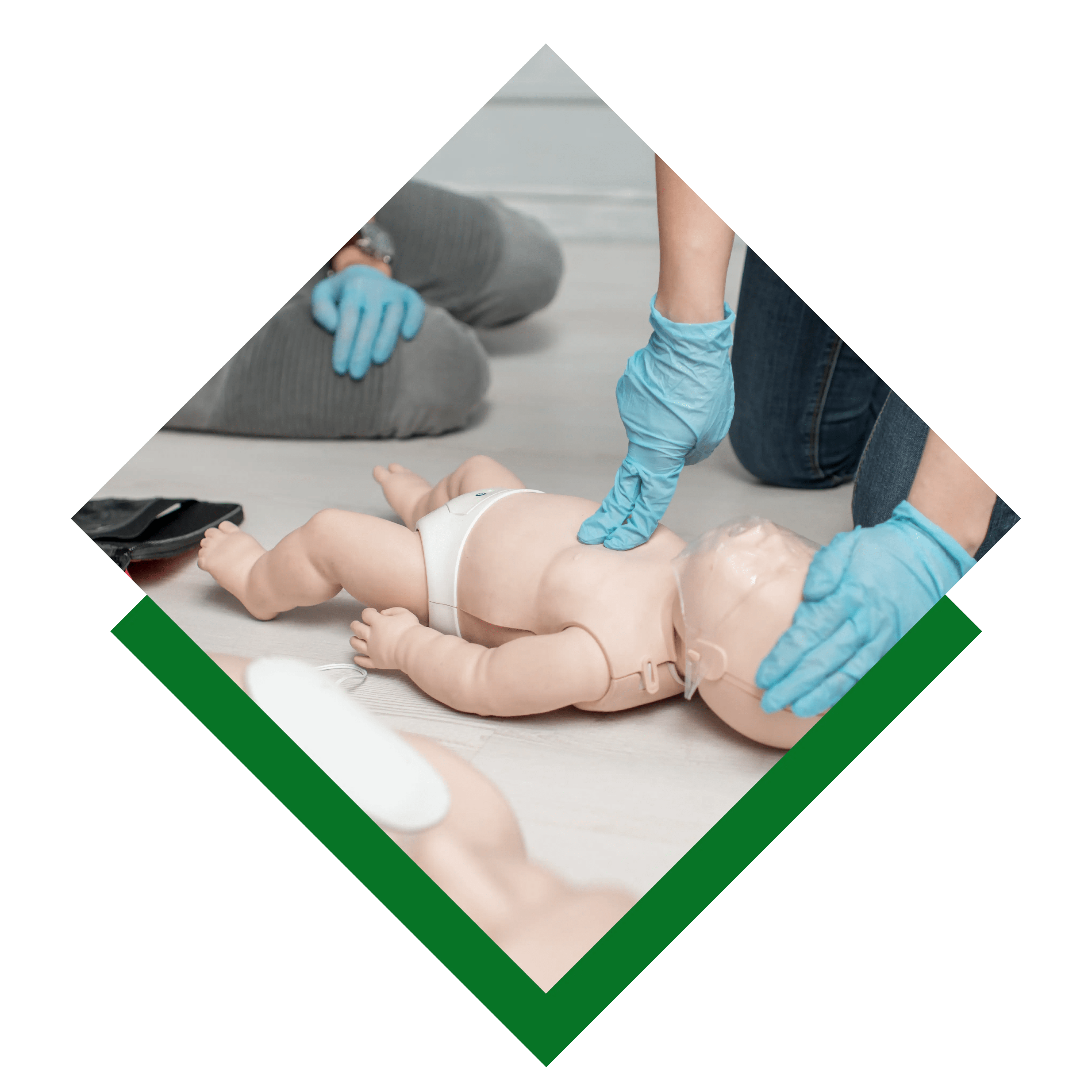 Child dummy for CPR demonstrations