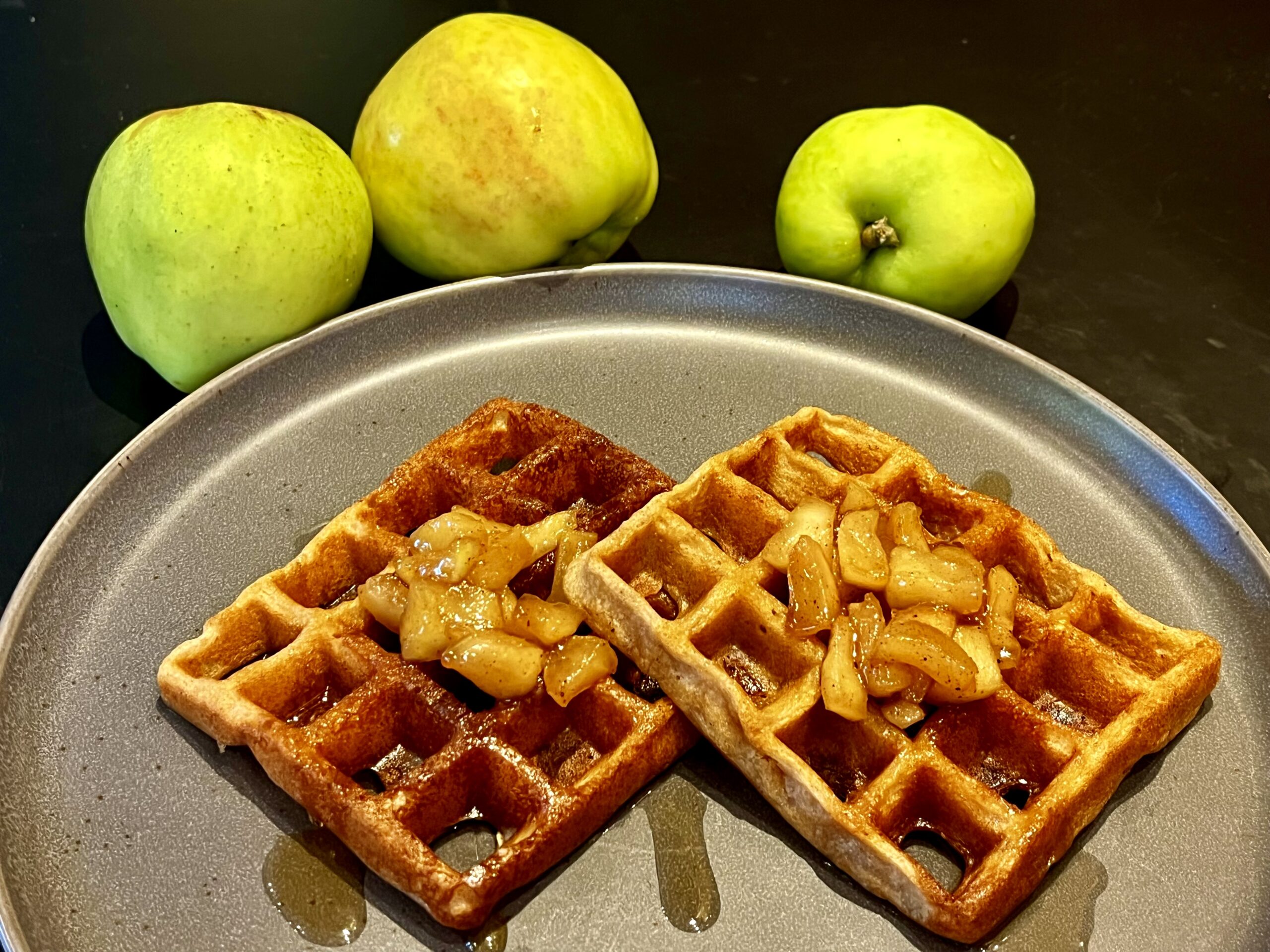 Apple Cinnamon Waffles – A perfect breakfast recipe for fall