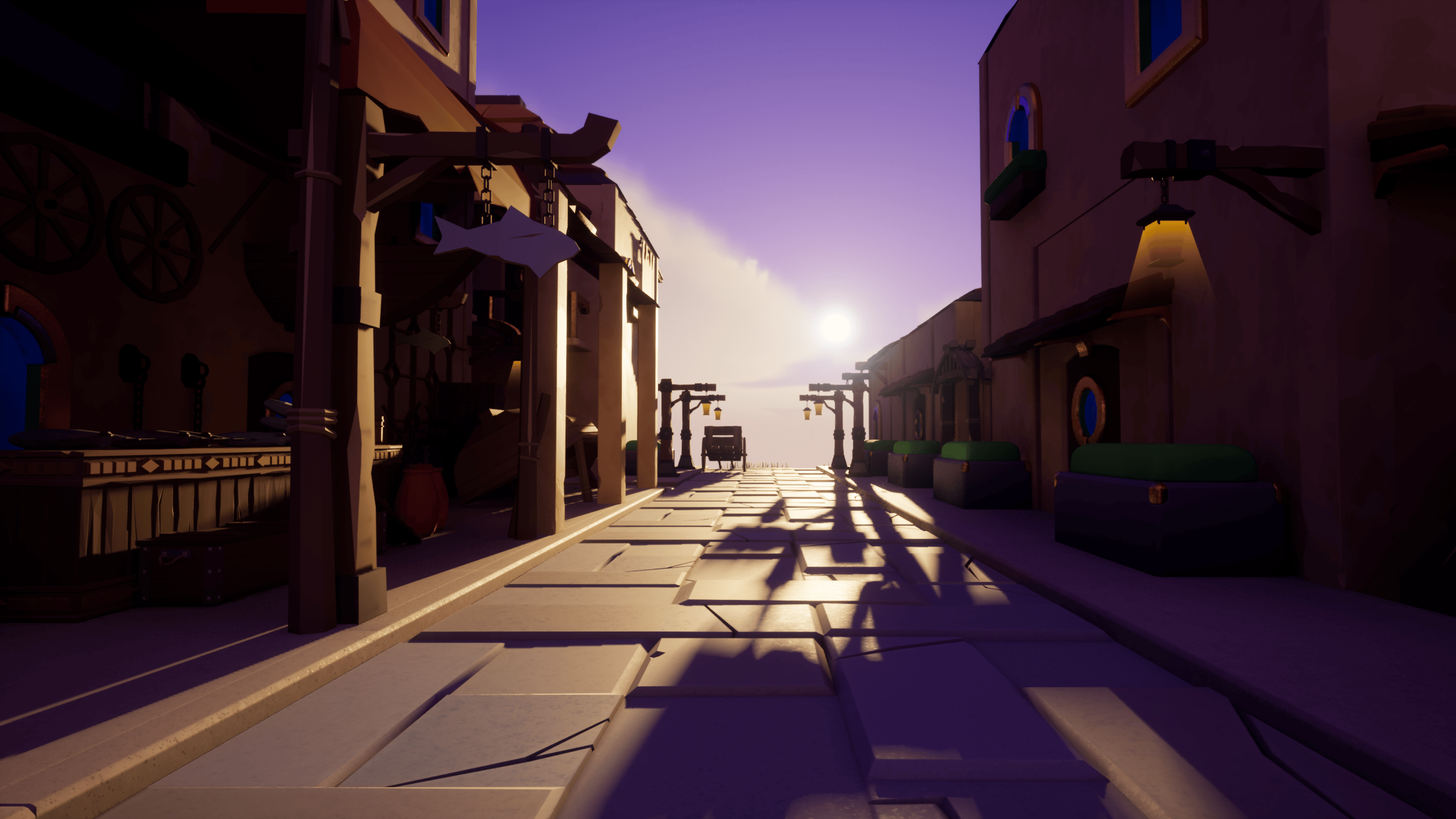 Scene from Liam Burk's video game. Image provided.