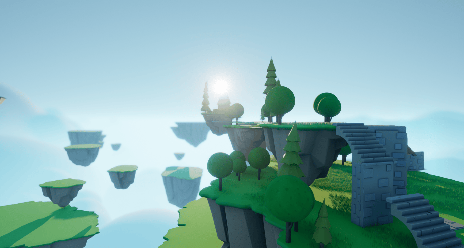 Scene from Liam Burk's video game. Image provided.