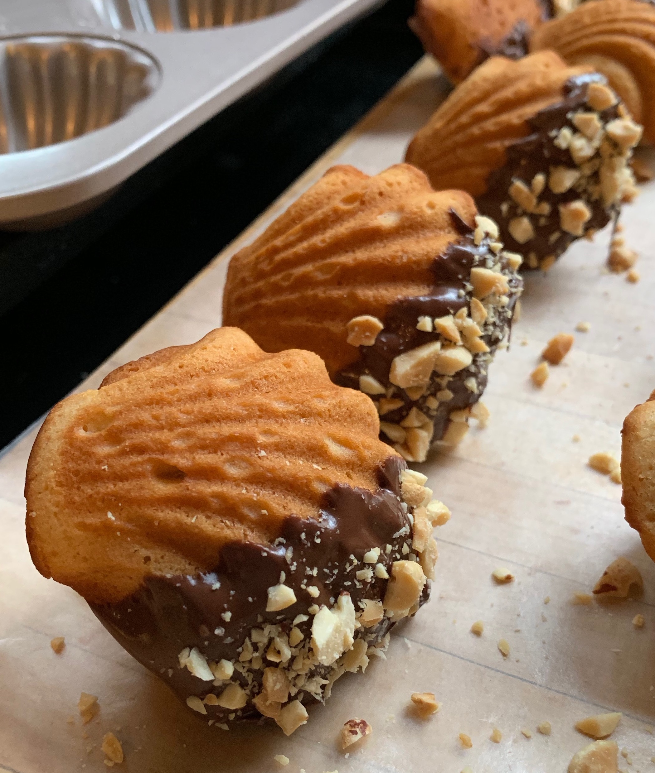 peanut butter madeleines