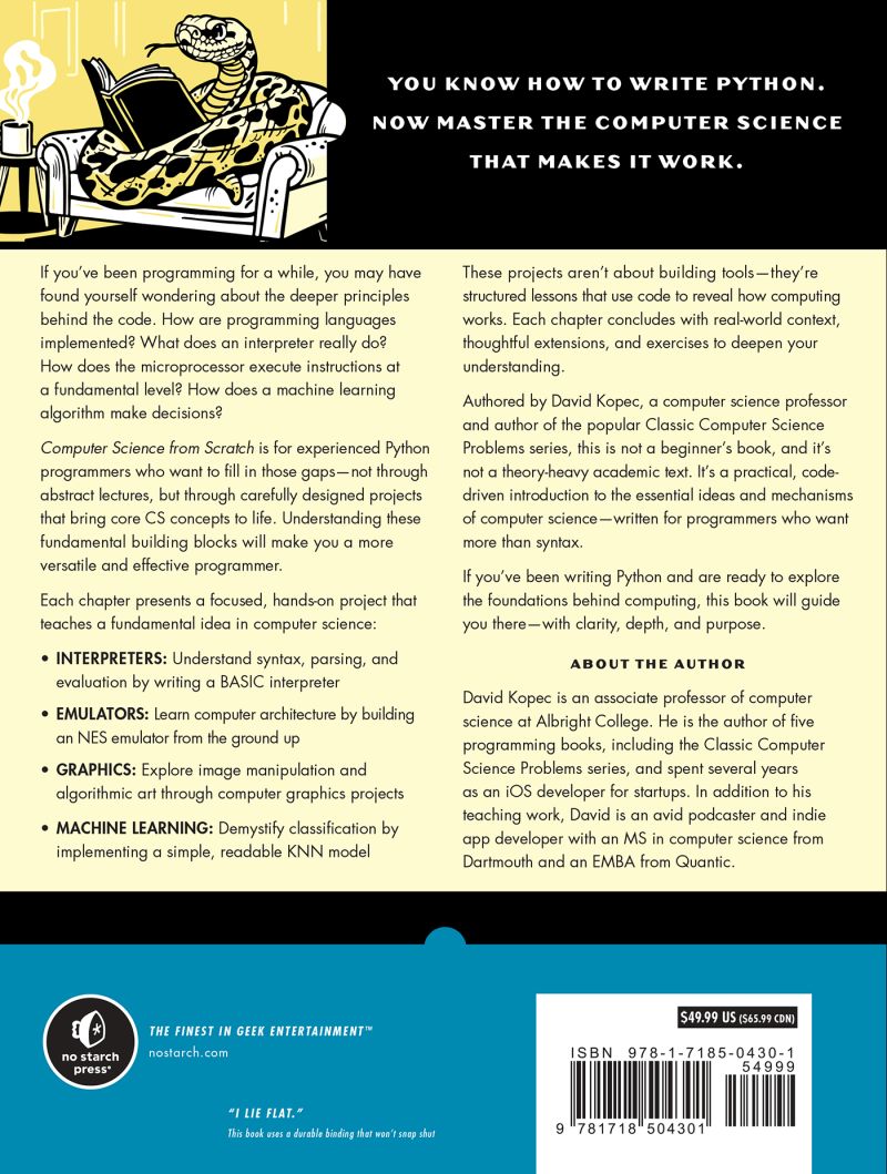 Computer Science From Scratch No Starch Press - Colorful Design Collection - Retina Quality