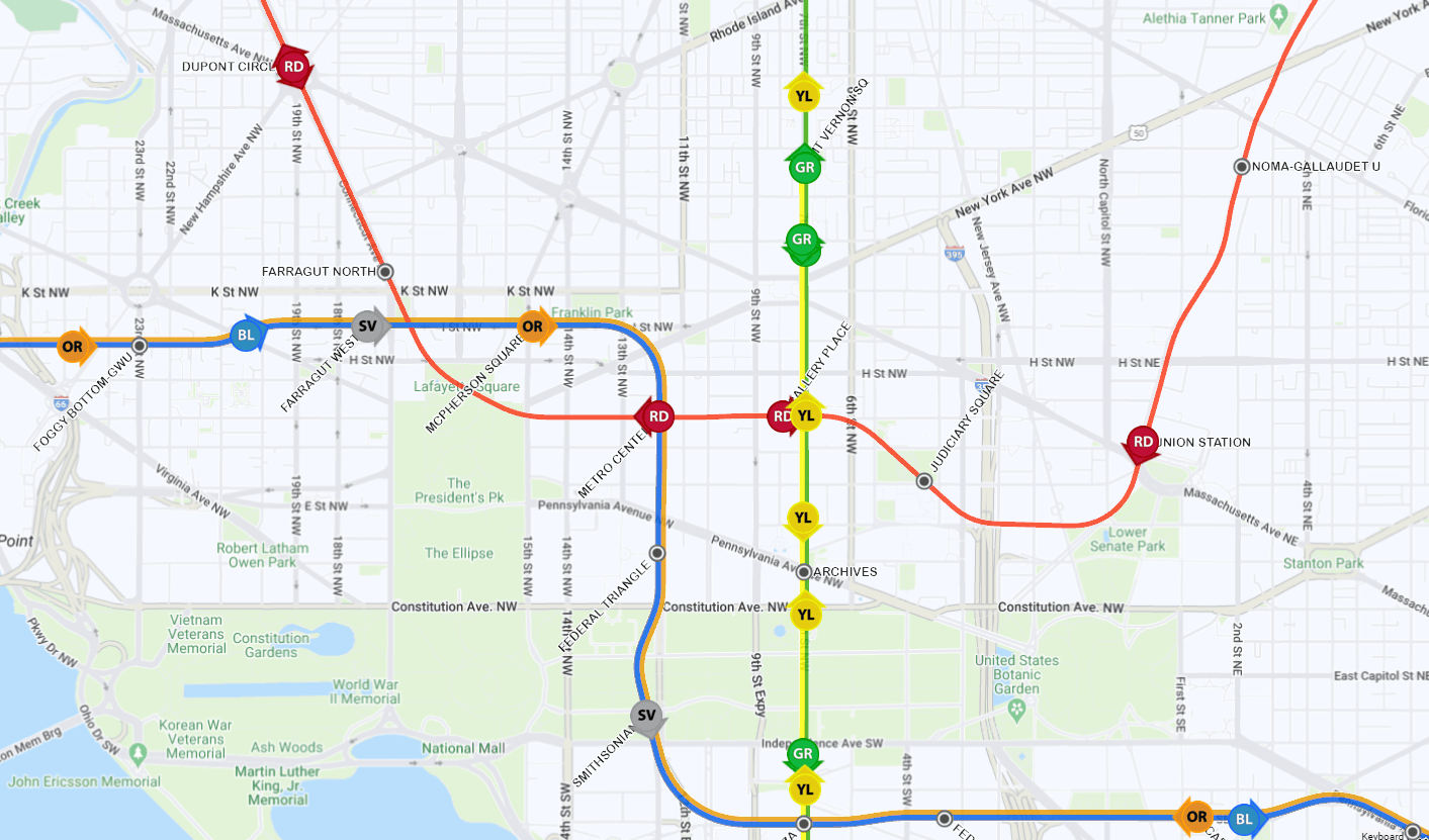 WMATA Map DC Metro Map For 2026 Not Bored In DC WMATA Live Map 