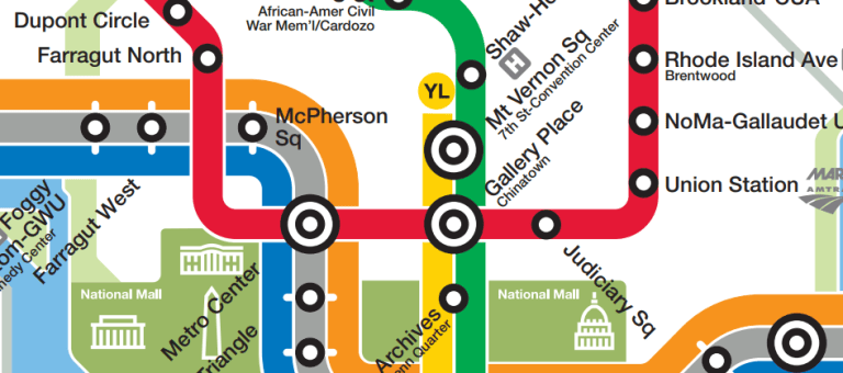 WMATA Map DC Metro For 2026 Not Bored In Transfer Points.