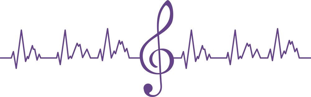 purple soundwave