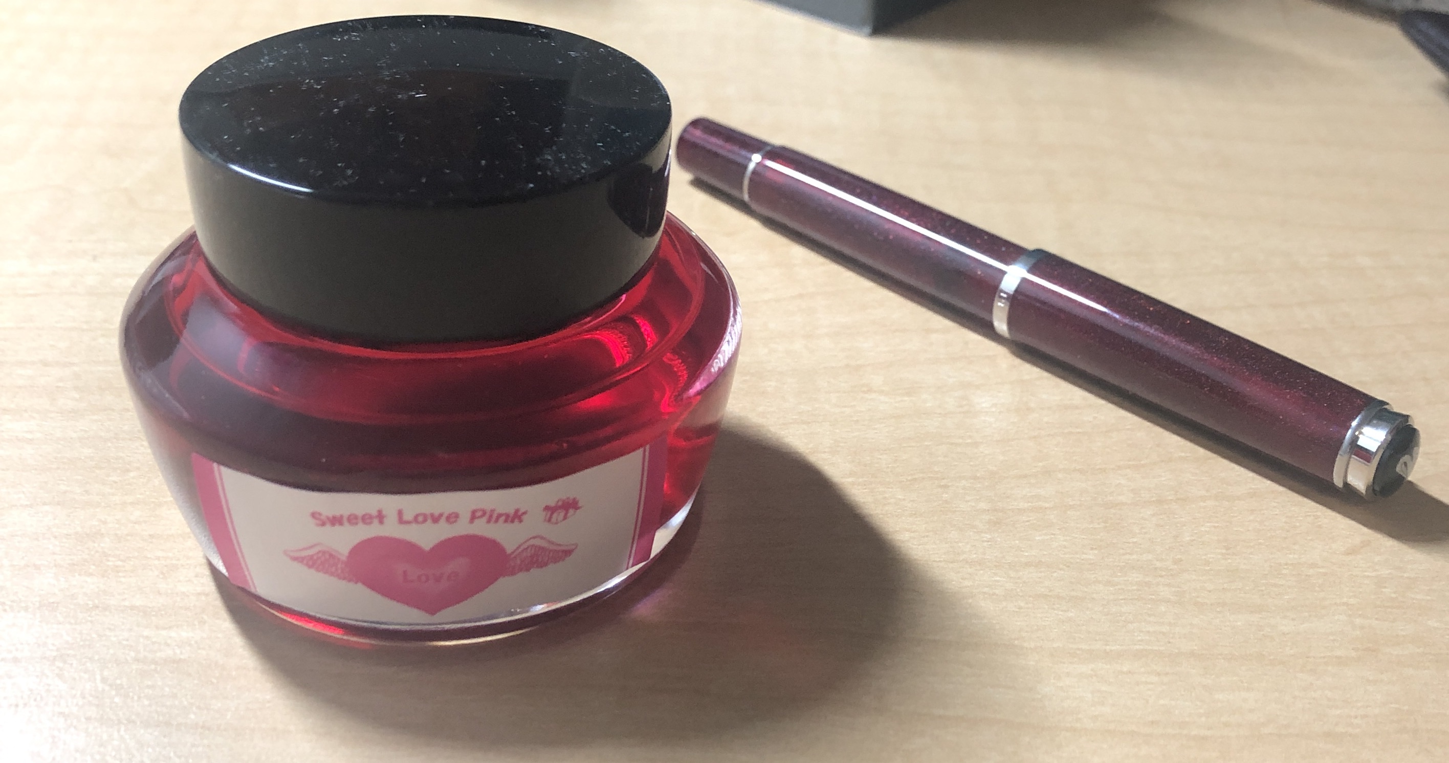 bungubox 限定万年筆 sweet love pink2020 ニブEF Valentine's Day: Bungubox Sweet Love Pink – Notebook Joy