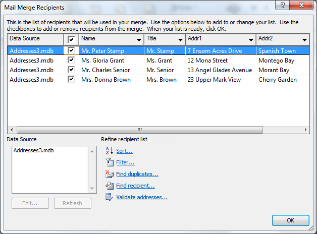 How To Create A Mail Merge Document Using Microsoft Word