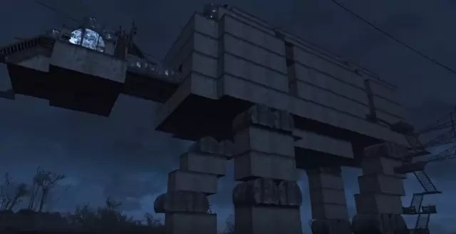 อย่างเท่! ออกแบบฐานทัพในเกม Fallout 4 ให้กลายเป็นยานรบ AT-AT จาก Star ...