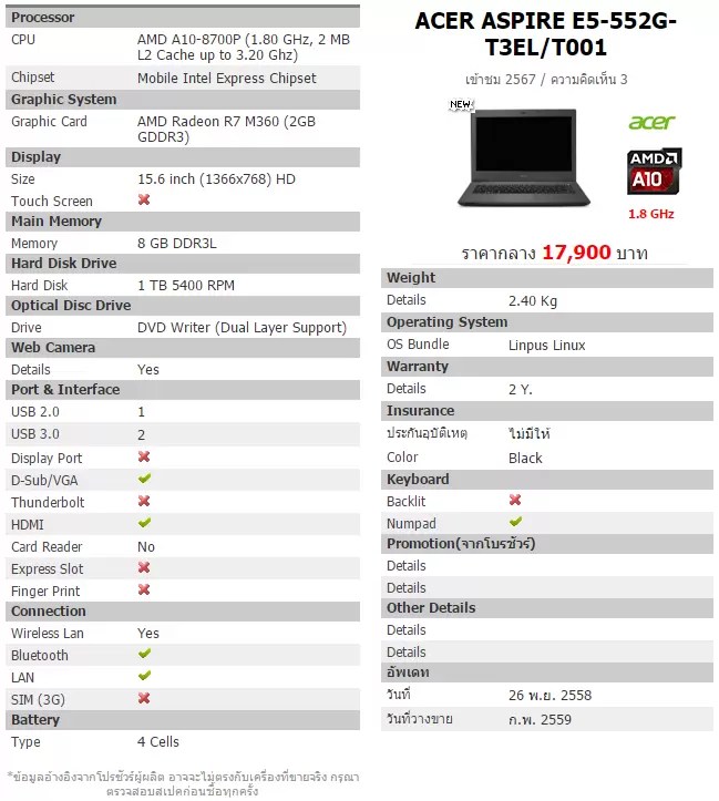 [Buyer’s Guide] 3 ทหารเสือโน้ตบุ๊คเล่นเกม Pure AMD ราคาถูก สเปคแน่นกว่า ...