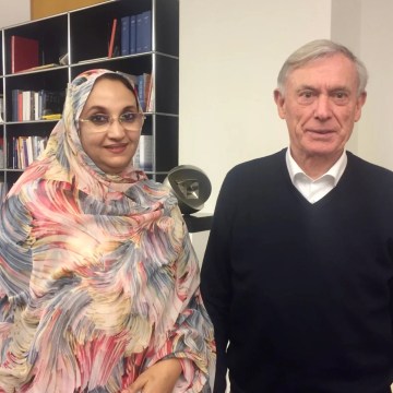 Horst Köhler, expresidente alemán, recibe en Berlín a la activista saharaui Aminatou Haidar | Sahara Press Service