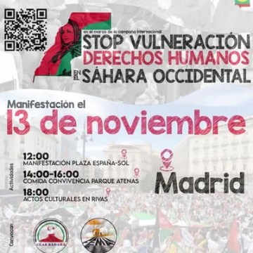 Manifestación estatal 13N – CEAS-Sahara